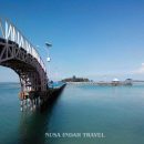 Jembatan Cinta Pulau Tidung Samping Kanan