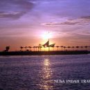 Pemandangan Sunset di Tidung