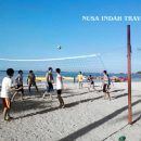 Volley Pantai di Tanjungan Timur Tidung Island